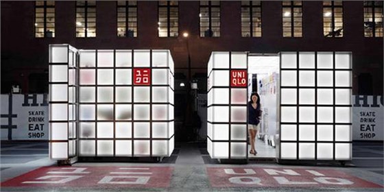 2012年，由HWKN設(shè)計(jì)的六個(gè)&ldquo;優(yōu)衣庫魔方屋&rdquo;