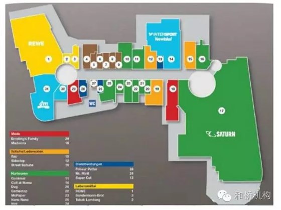 德國(guó)勒沃庫(kù)森市核心區(qū)購(gòu)物中心