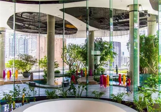 浪漫的空中花園：QUARTIER WATER GARDEN