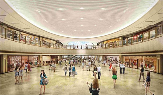 上海興業(yè)太古匯:250米長的商場天幕 上海興業(yè)太古匯:250米長的商場天幕