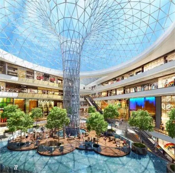 上海凱德晶萃廣場LuOne:“穹頂天窗”成最大吸睛點 上海凱德晶萃廣場LuOne:“穹頂天窗”成最大吸睛點