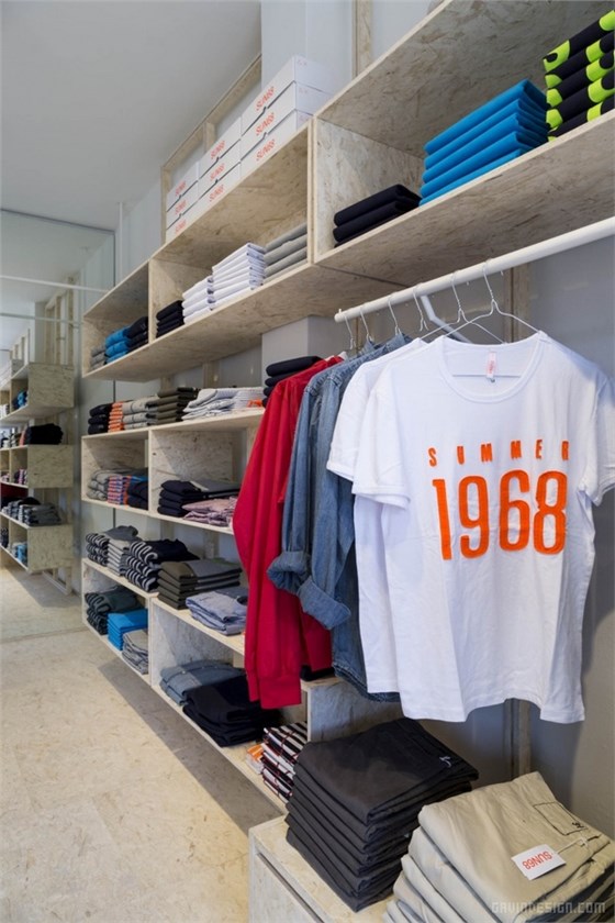 意大利 SUN68 服裝店設(shè)計(jì)