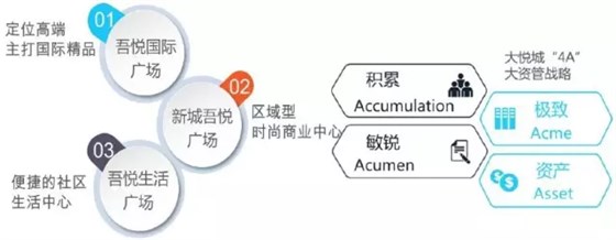 吾悅?cè)螽a(chǎn)品線及大悅城&ldquo;4A大資管&rdquo;戰(zhàn)略