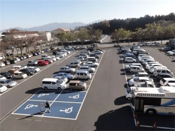 自行車停車位、殘疾人專用停車位