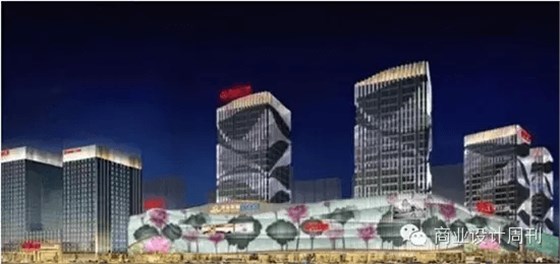 濟寧萬達廣場建筑立面夜景照明效果 濟寧萬達廣場建筑立面夜景照明效果