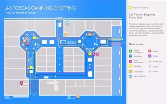 Las Toscas購物中心導視系統(tǒng)設計 Las Toscas購物中心導視系統(tǒng)設計