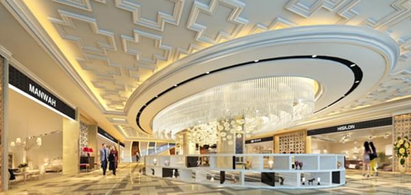 大型購(gòu)物中心中庭設(shè)計(jì)