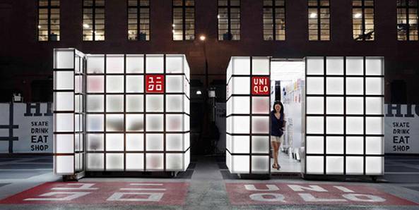 2012年，由HWKN設計的六個&ldquo;優(yōu)衣庫魔方屋&rdquo;