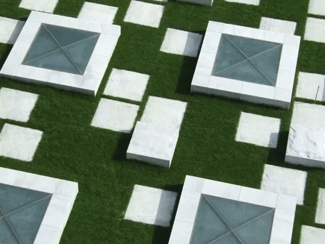 哈佛大學(xué)實(shí)驗(yàn)室前休憩綠地