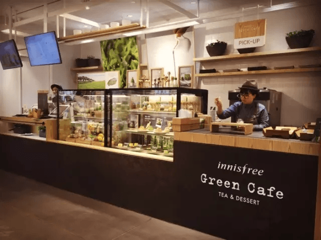 韓國(guó)化妝品牌悅詩(shī)風(fēng)吟innisfree：健康茶飲、甜點(diǎn)、咖啡