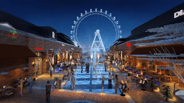 上海大悅城：國內(nèi)首個懸臂式屋頂摩天輪Sky Ring