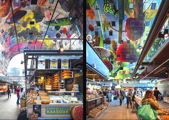 荷蘭鹿特丹Markthal：全球最美&ldquo;藝術&rdquo;天幕