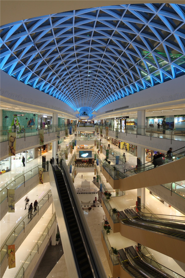 北京悅薈萬科廣場中庭